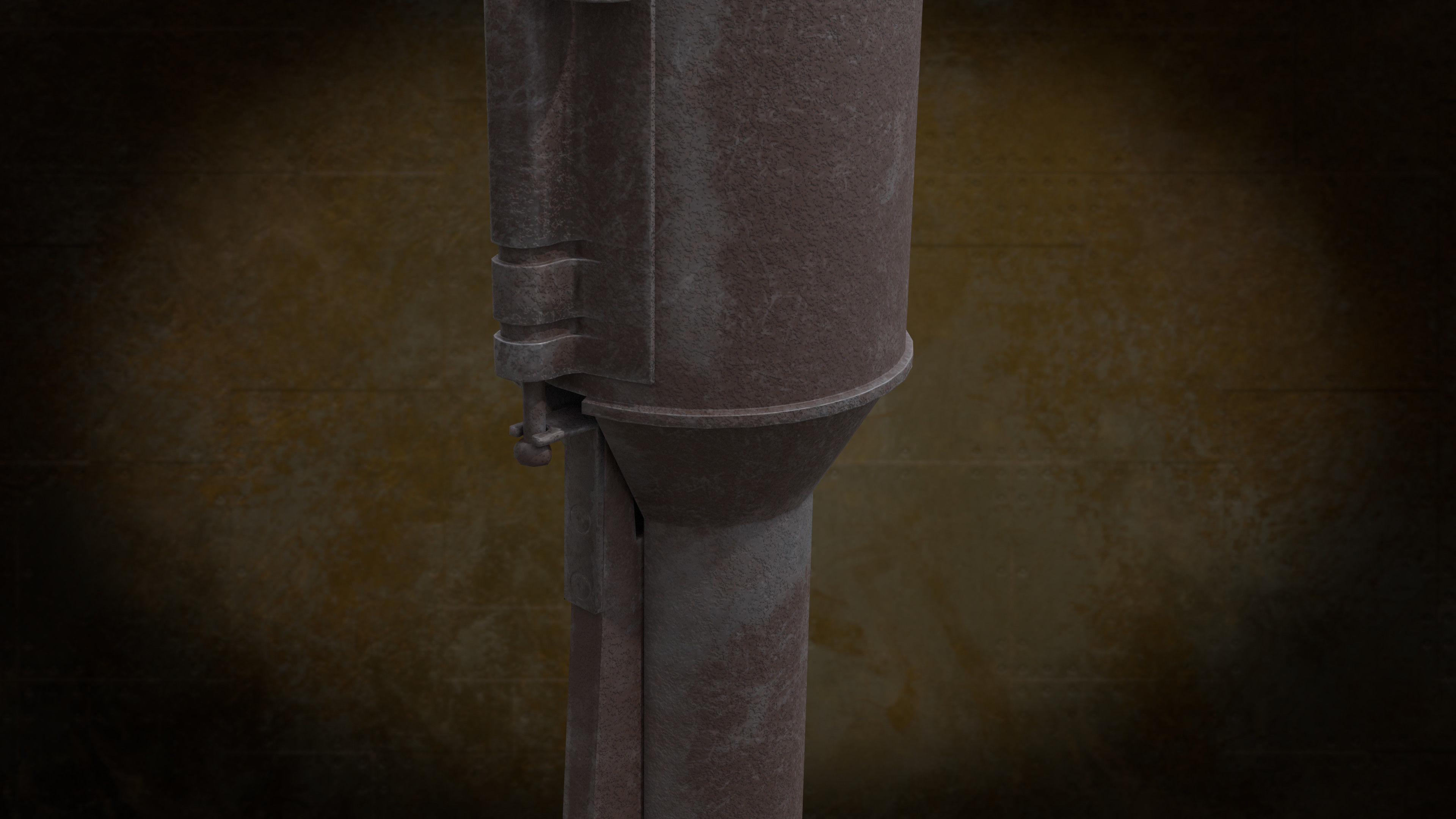 1917 Chemical Gas Grenade Low-poly 3D model_13