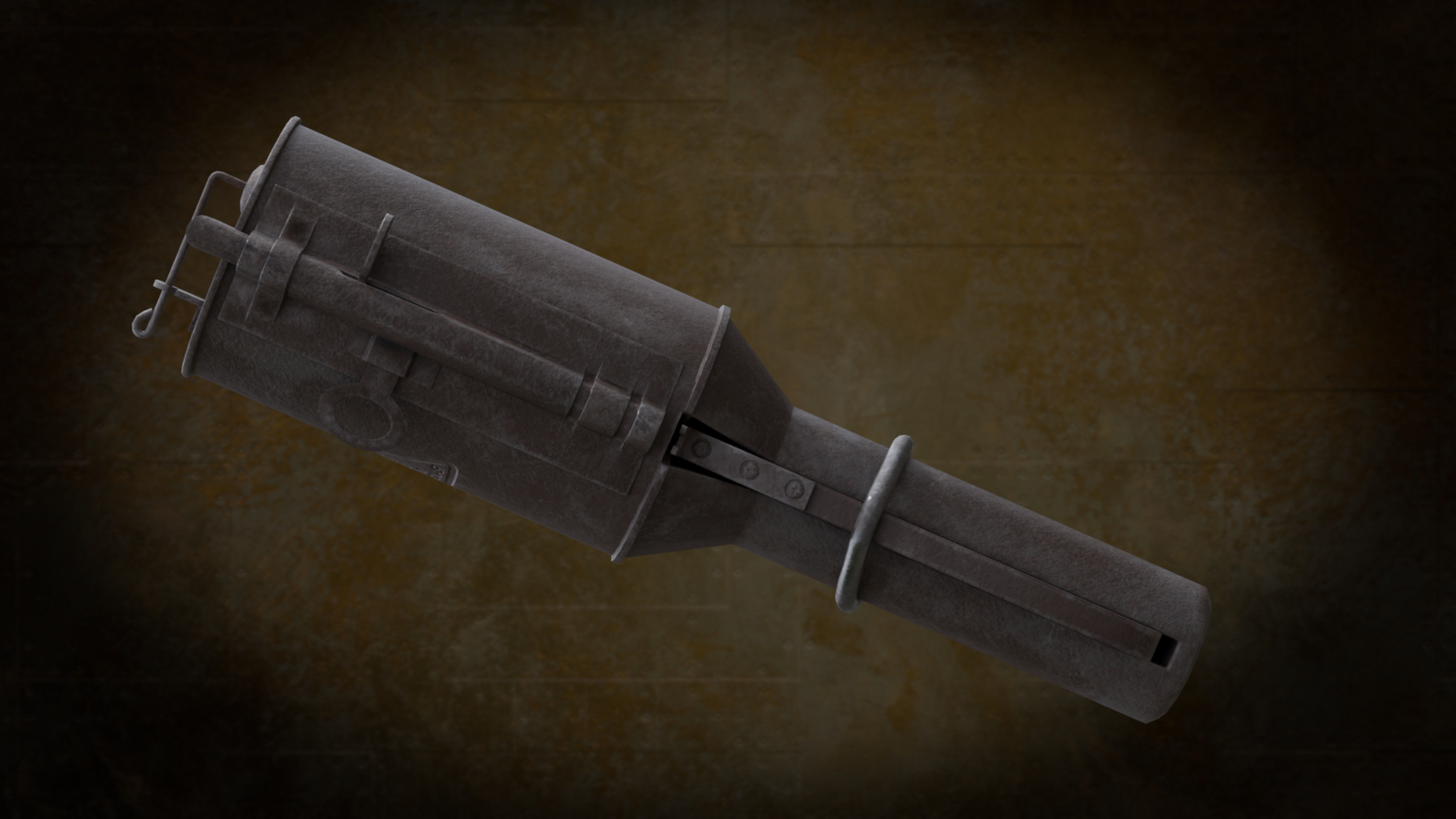 1917 Chemical Gas Grenade Low-poly 3D model_9