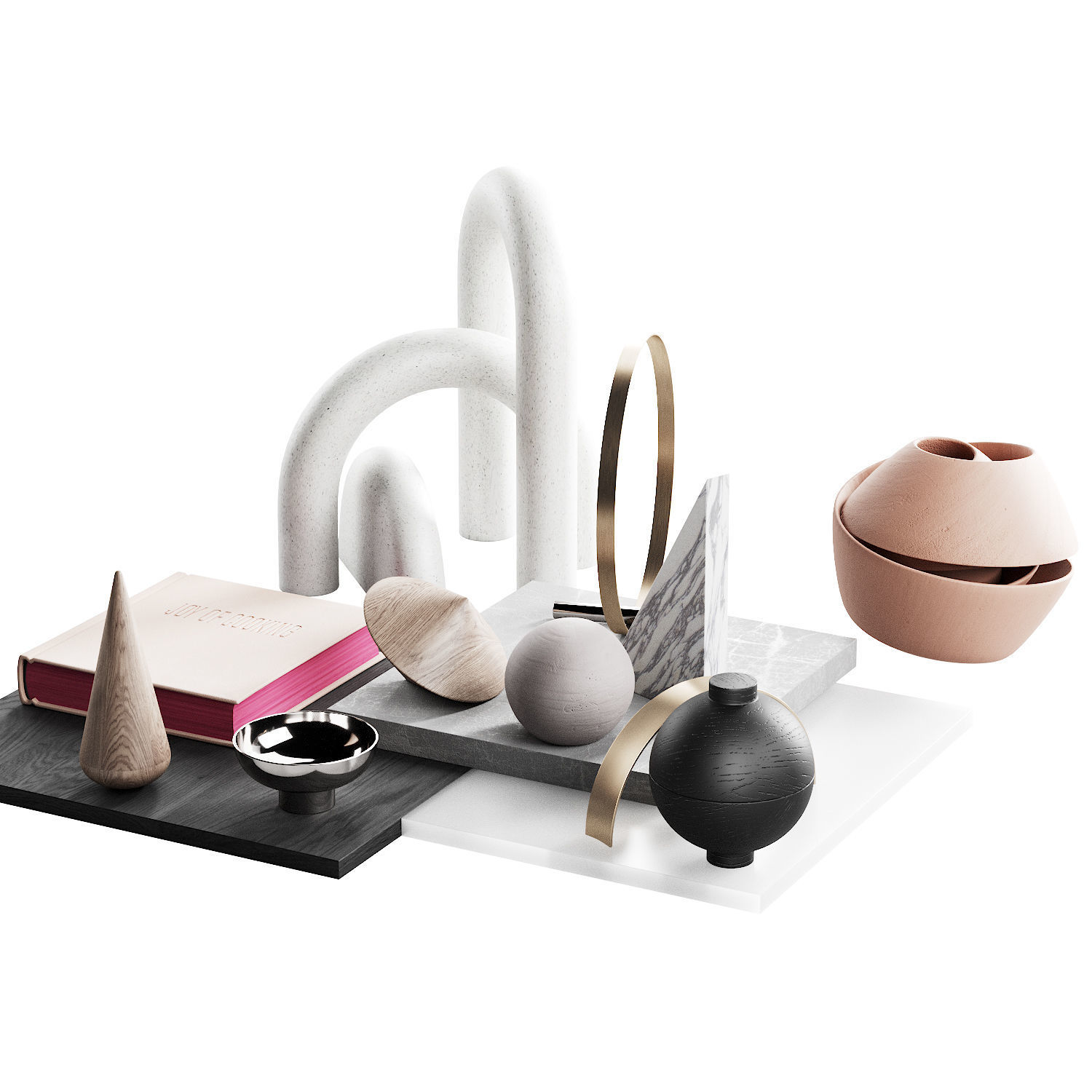 009 geometric figure set for the coffe table 002 3D model_10