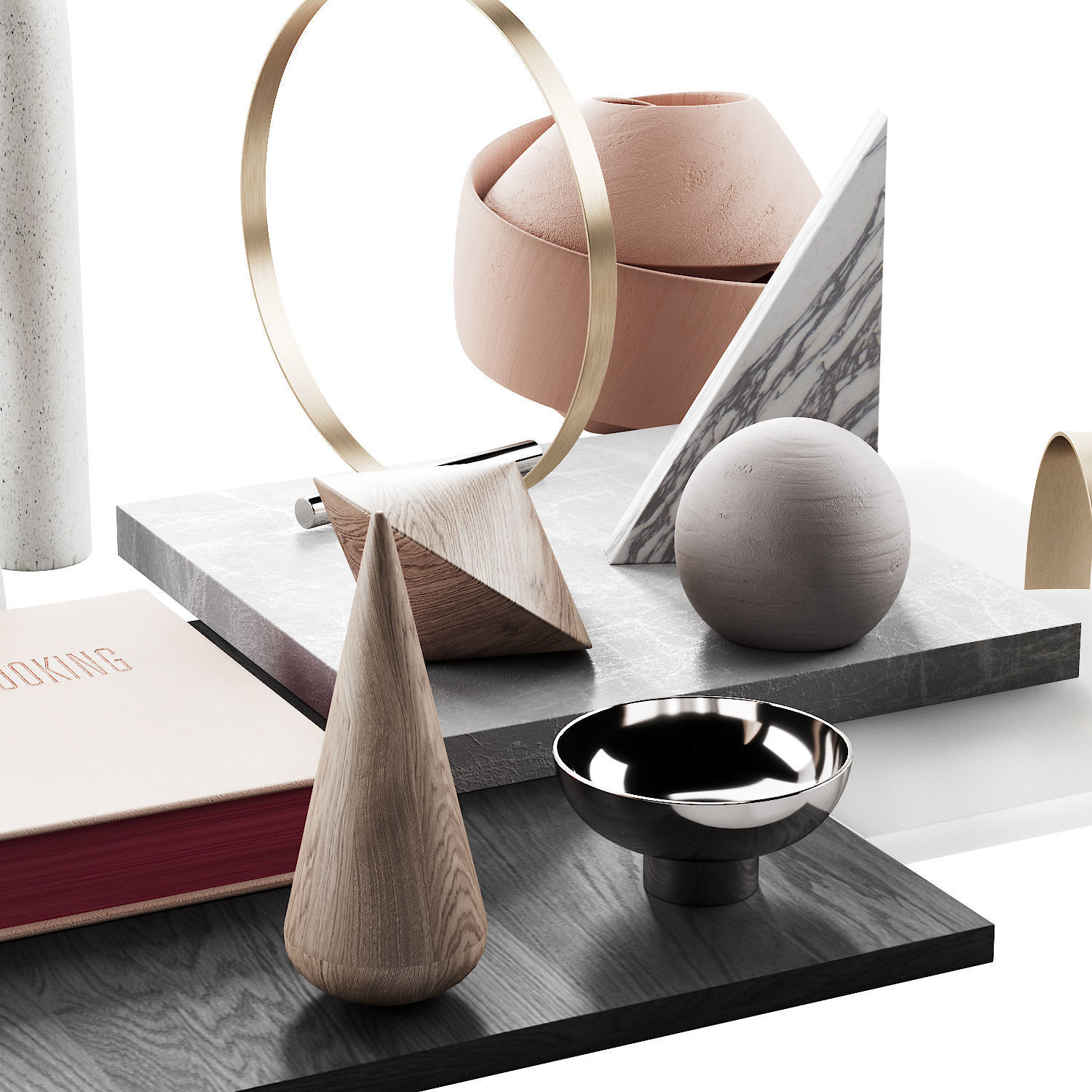 009 geometric figure set for the coffe table 002 3D model_9