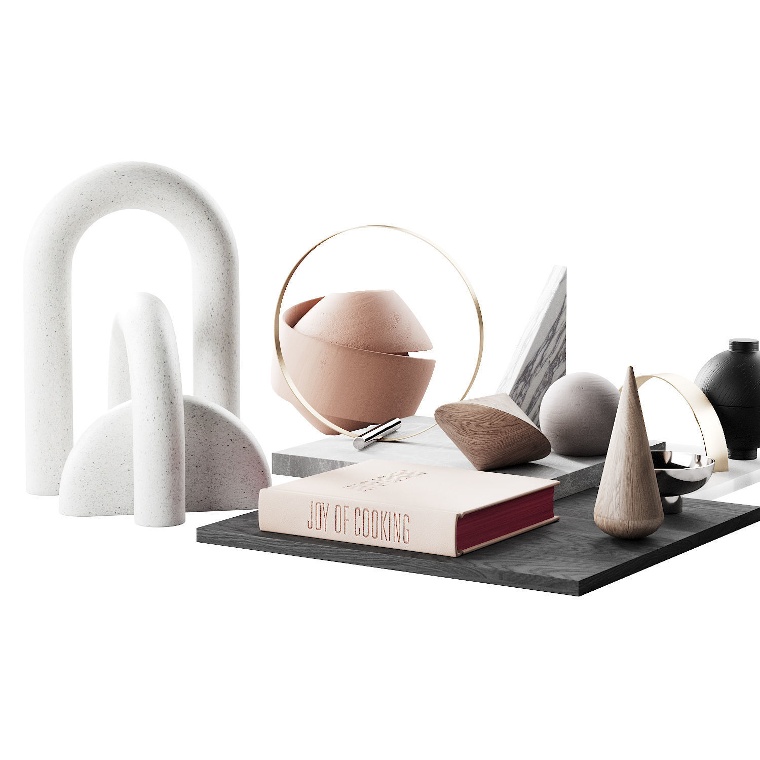 009 geometric figure set for the coffe table 002 3D model_4