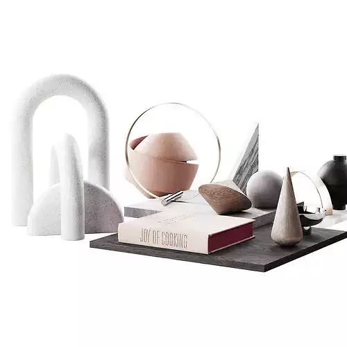 009 geometric figure set for the coffe table 002 3D model 5