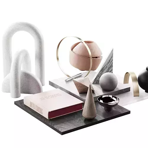 009 geometric figure set for the coffe table 002 3D model 6