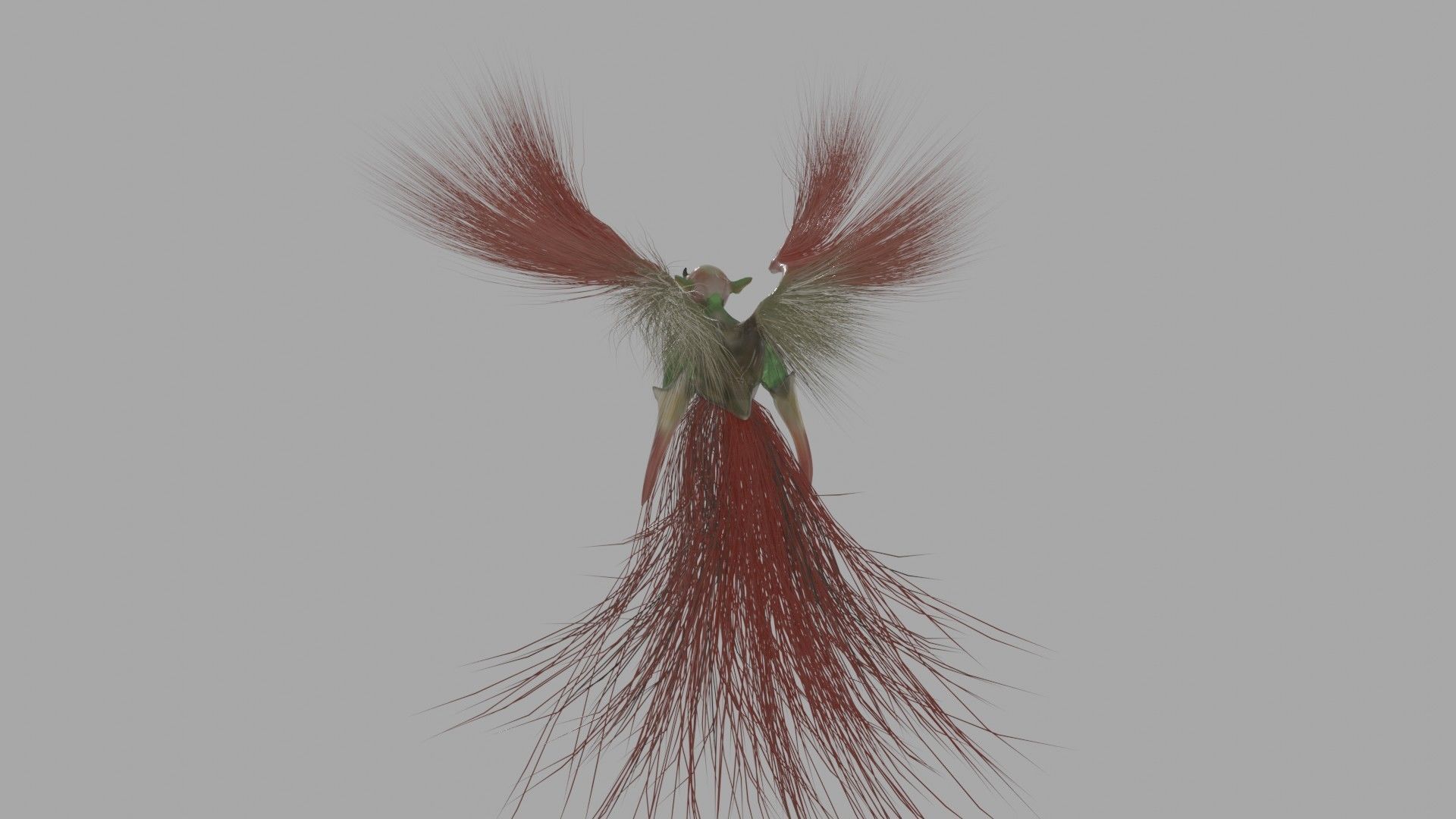 Goblin Wraith Dragon Low-poly 3D model_14