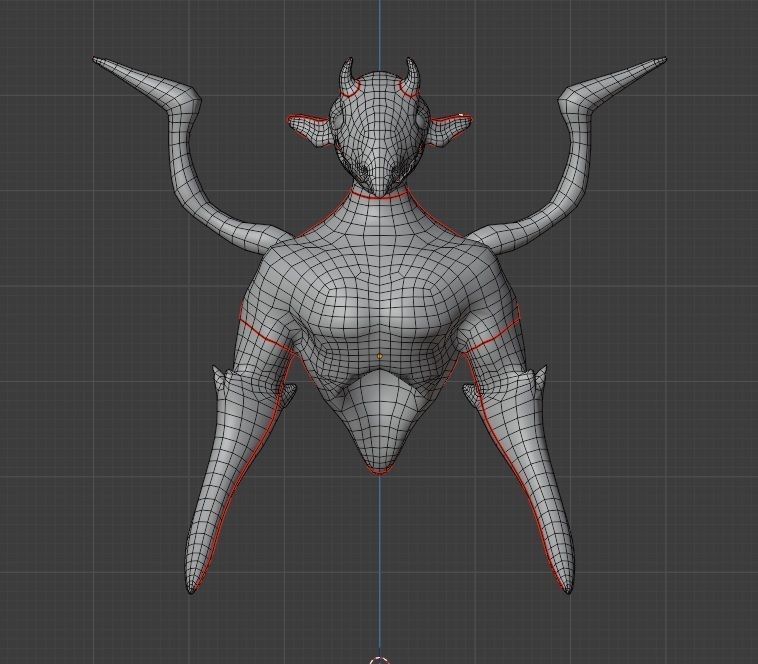 Goblin Wraith Dragon Low-poly 3D model_18