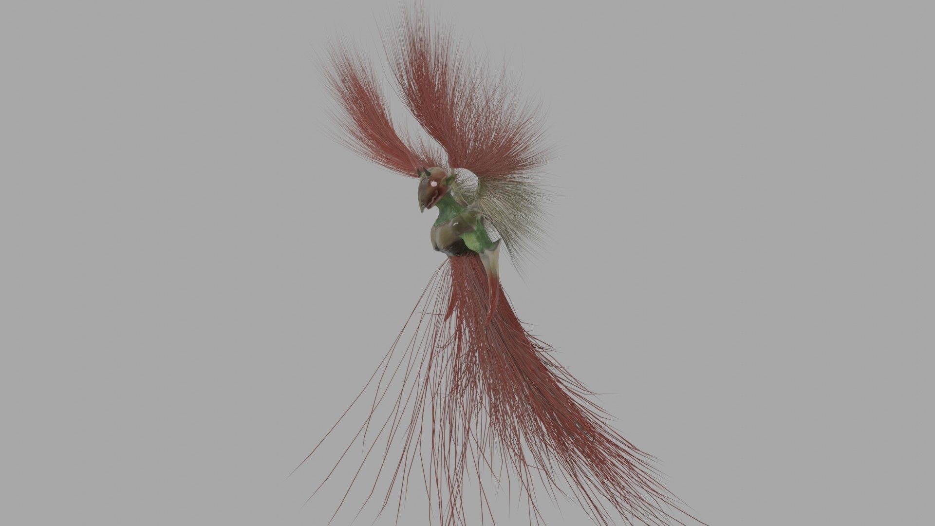 Goblin Wraith Dragon Low-poly 3D model_11