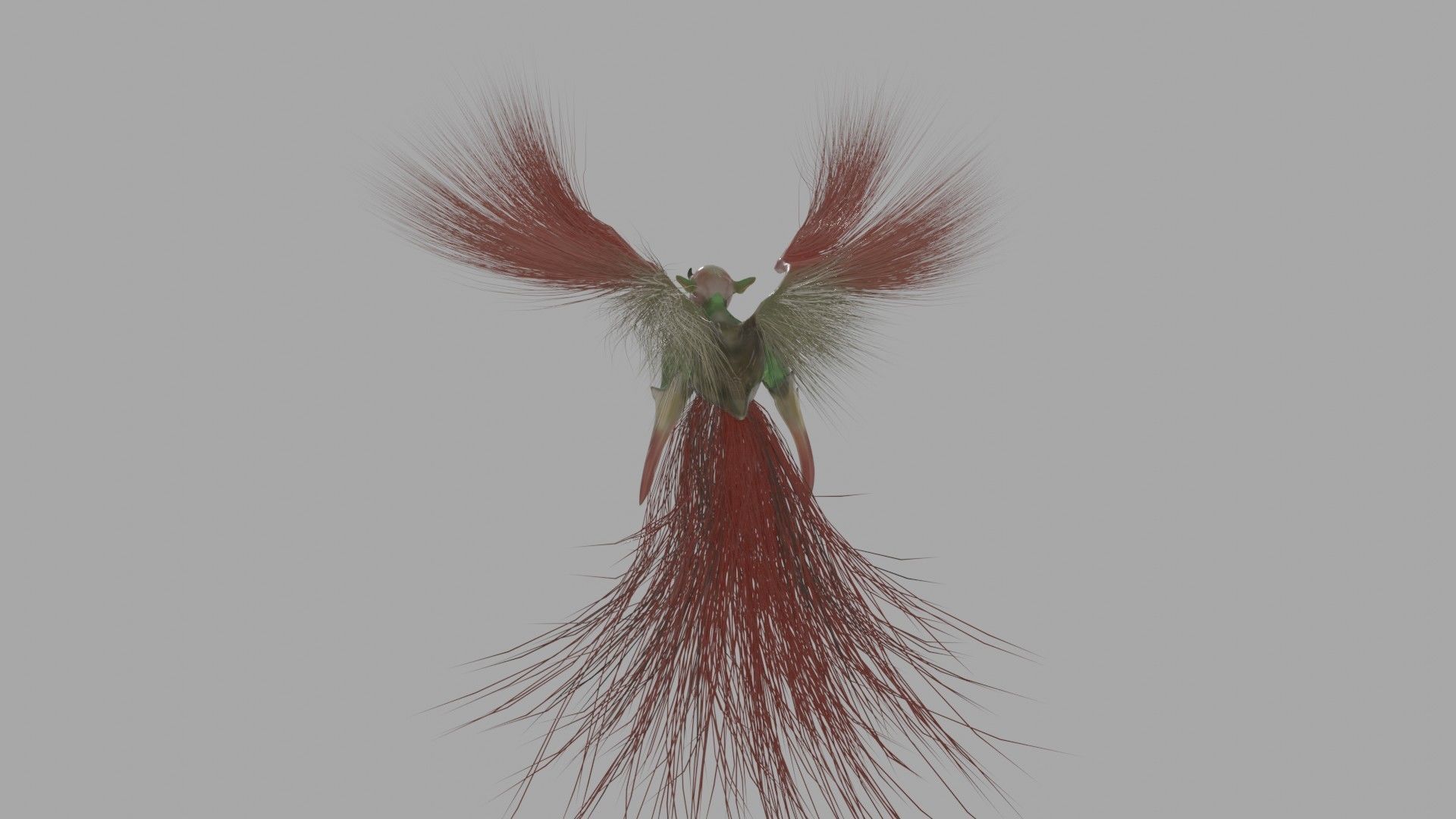 Goblin Wraith Dragon Low-poly 3D model_15