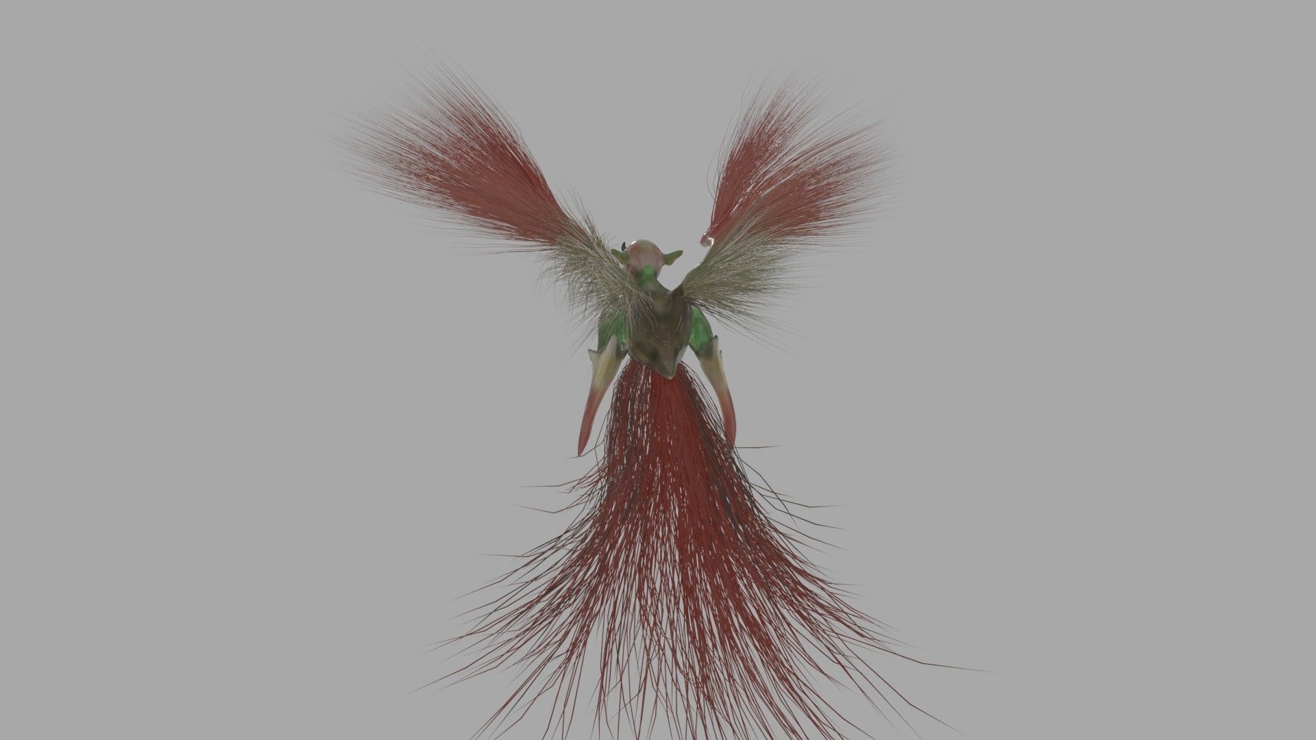 Goblin Wraith Dragon Low-poly 3D model_4