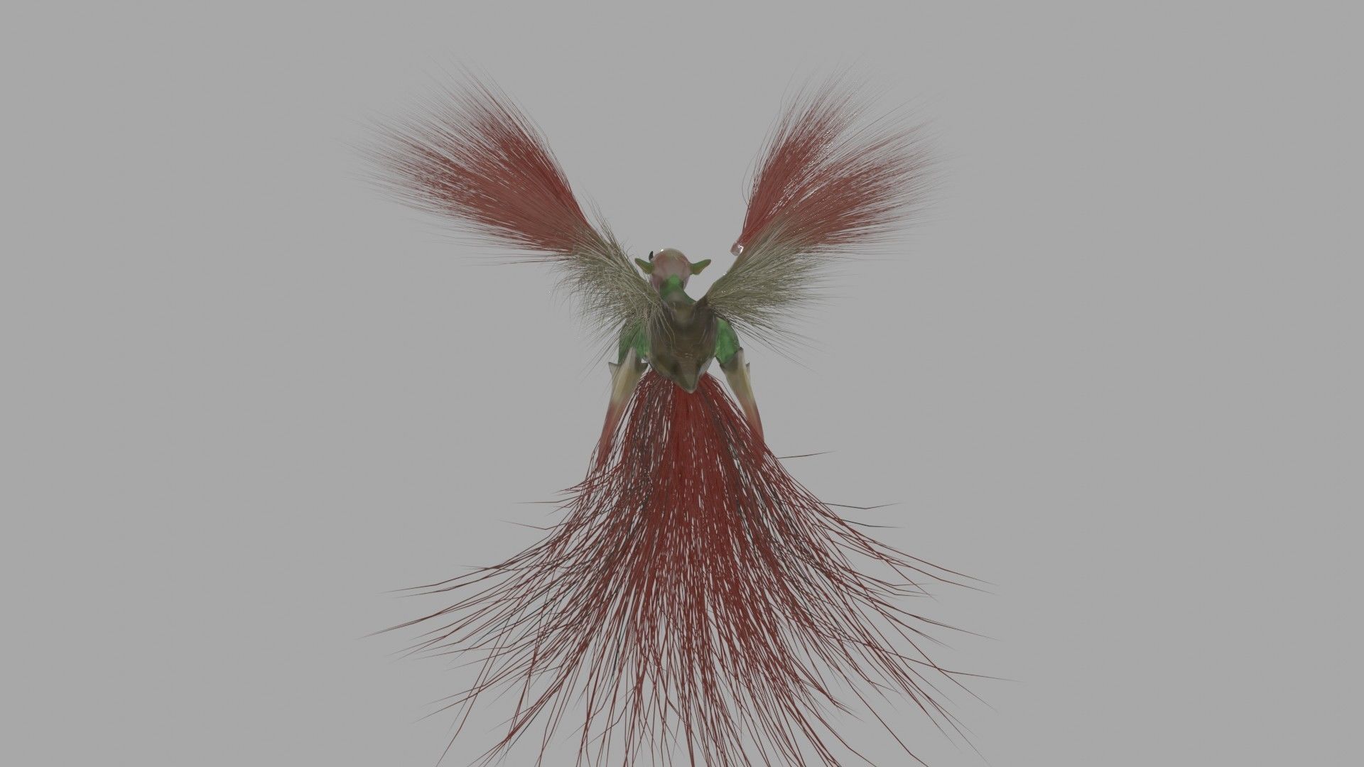 Goblin Wraith Dragon Low-poly 3D model_7