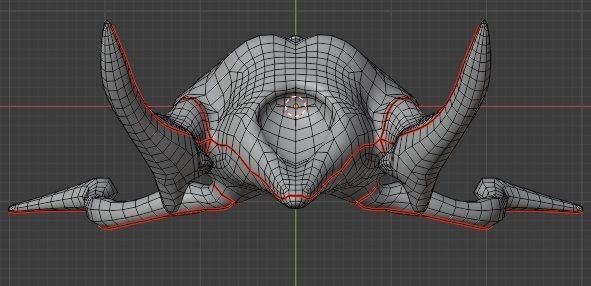 Goblin Wraith Dragon Low-poly 3D model_21