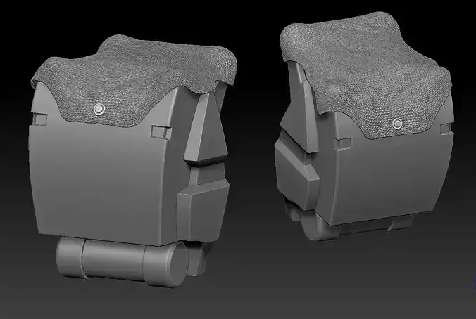 Clone Trooper backpack One12 scale STL 