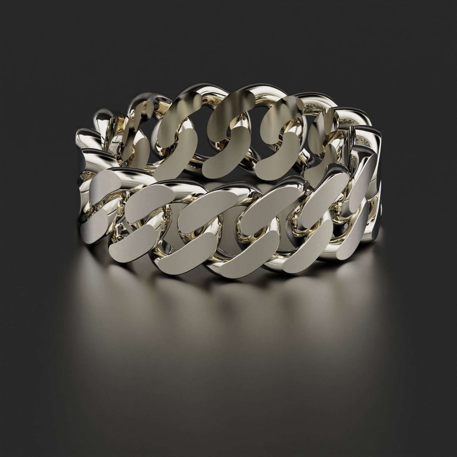 Cuban Ring 3D print model_1