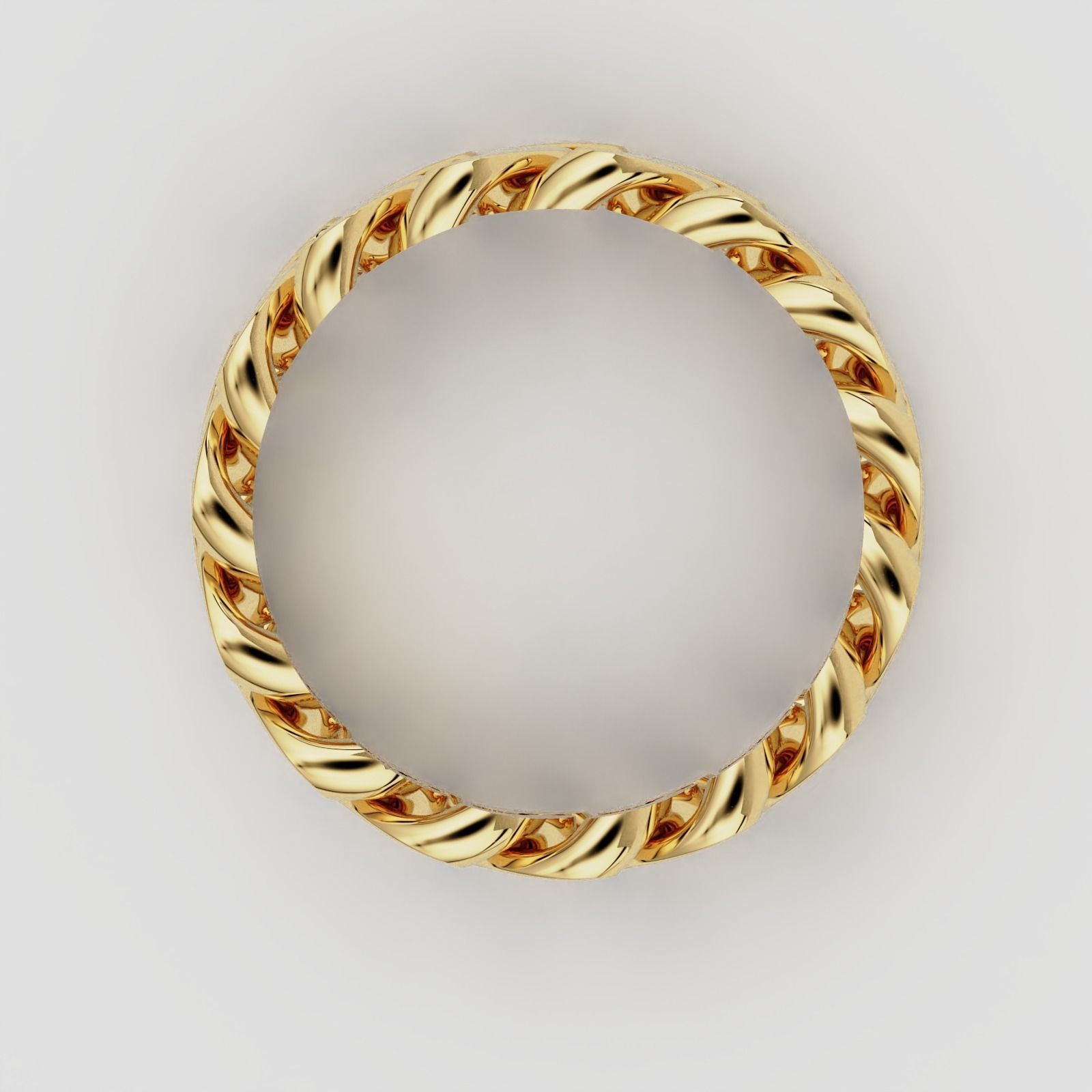Cuban Ring 3D print model_7