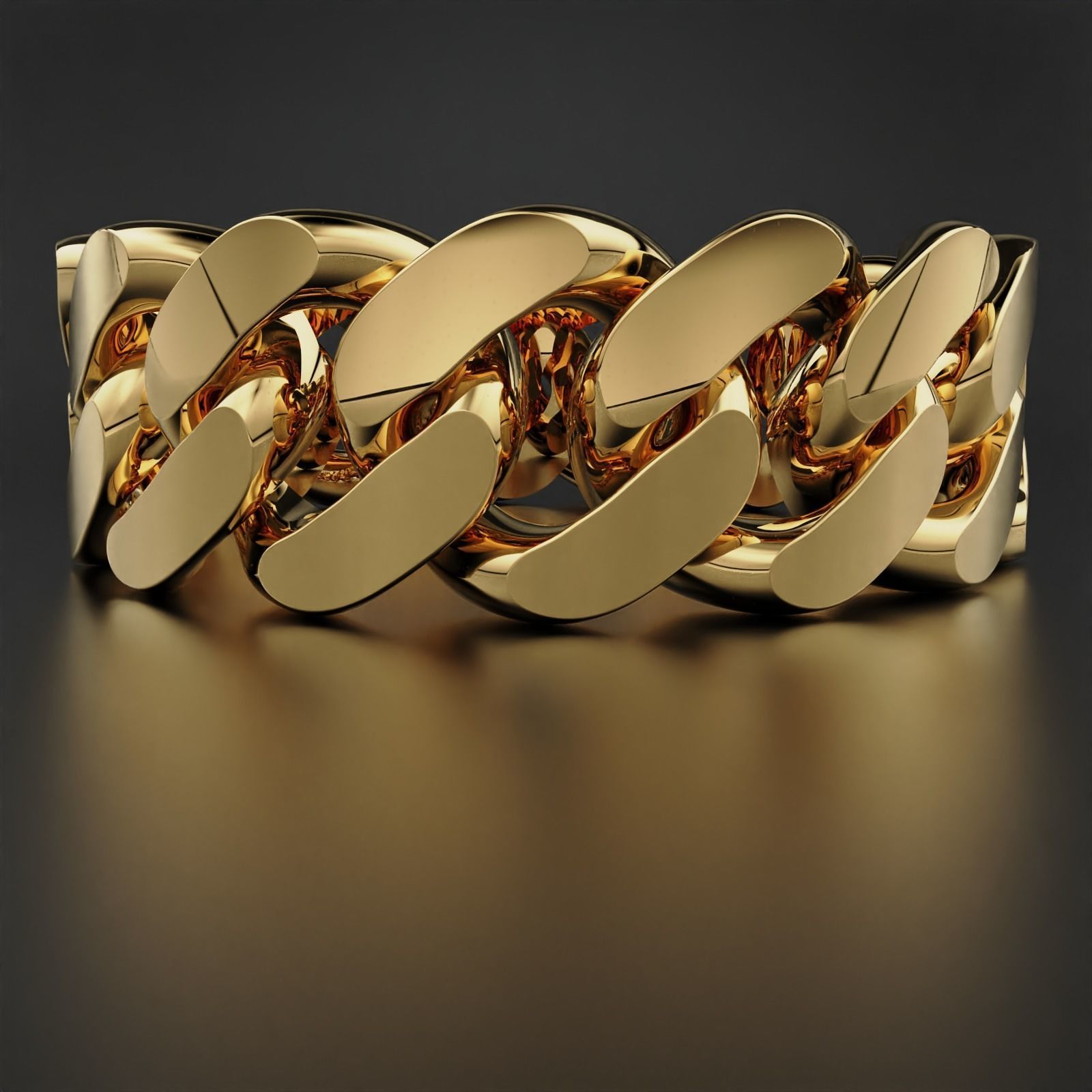 Cuban Ring 3D print model_4