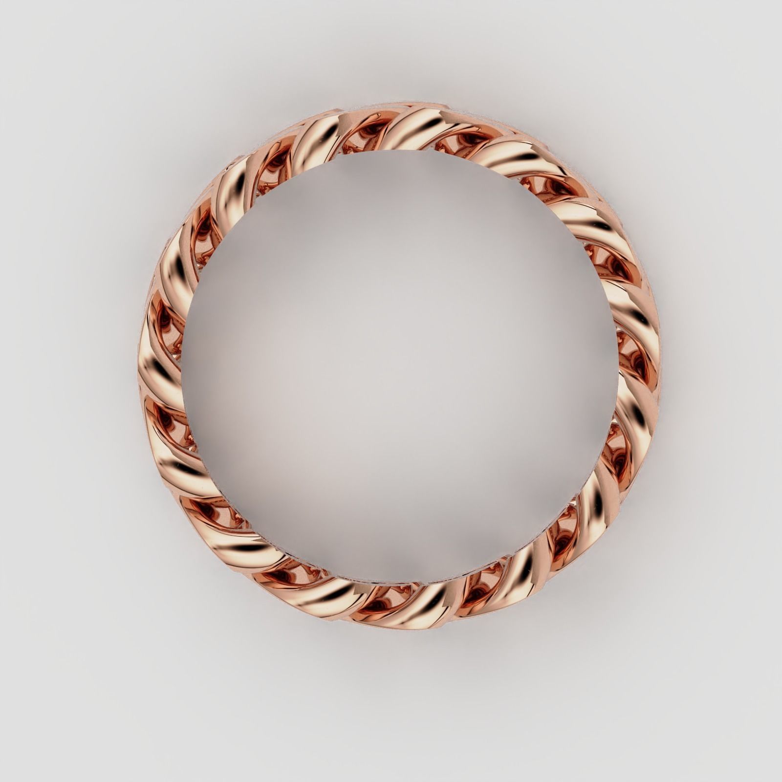Cuban Ring 3D print model_8