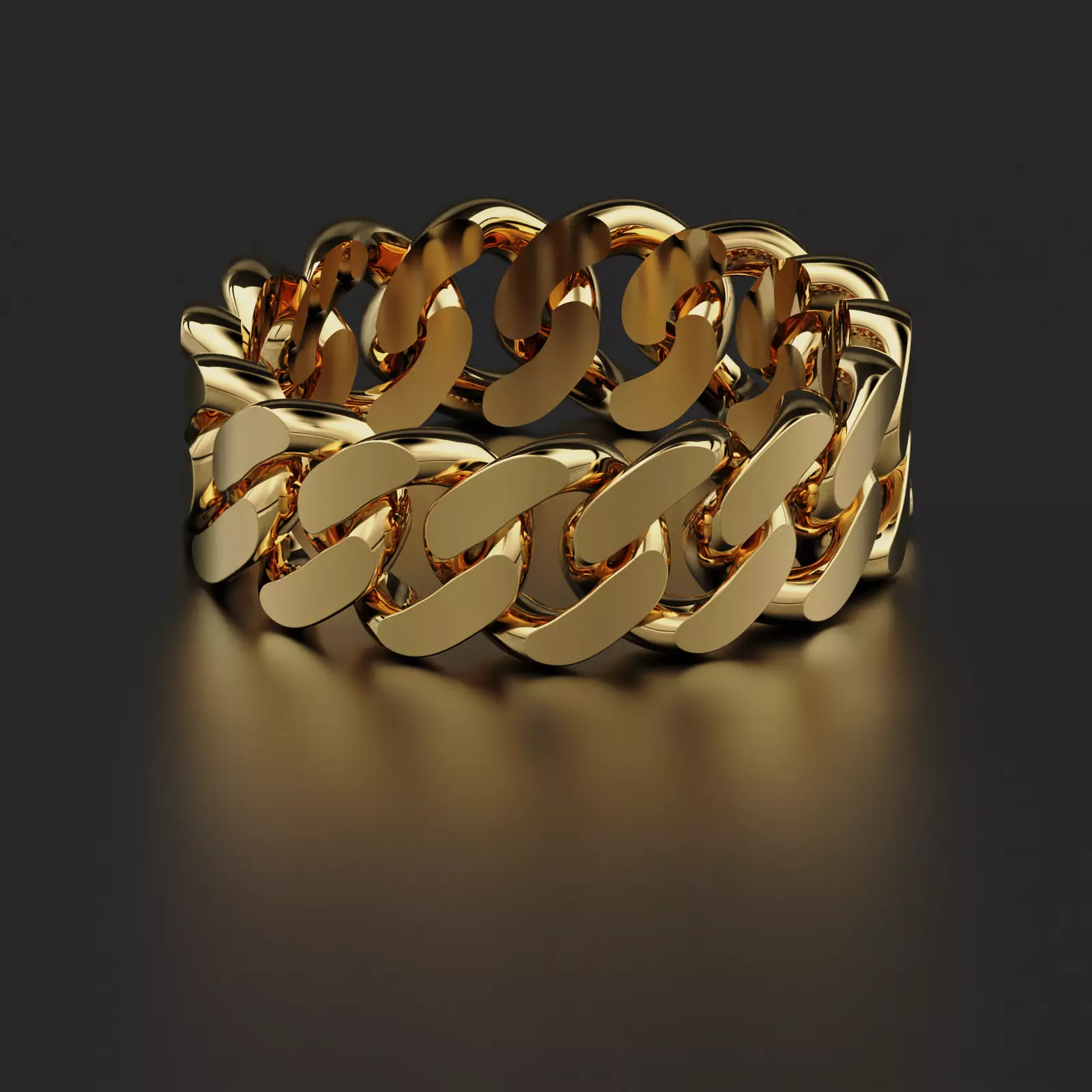 Cuban Ring 3D print model_0
