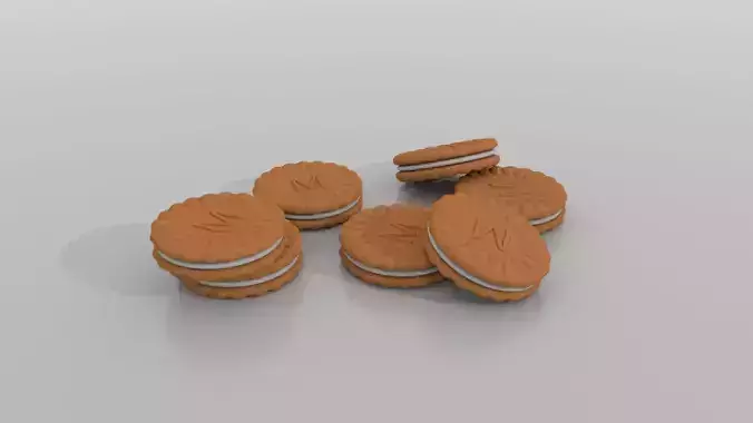 Cookie Cake 3D model