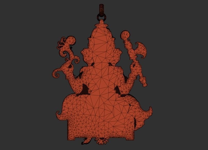 Ganesh ji Loket design 3D print model_21