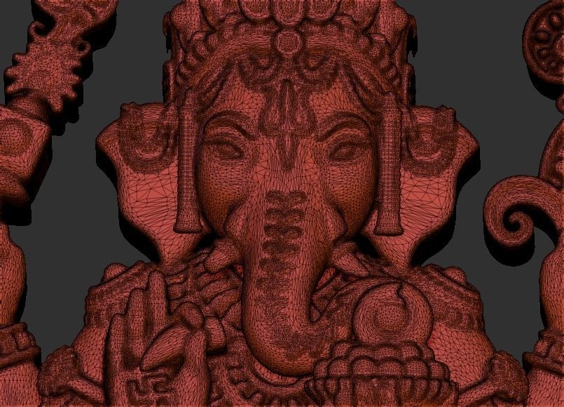 Ganesh ji Loket design 3D print model_14