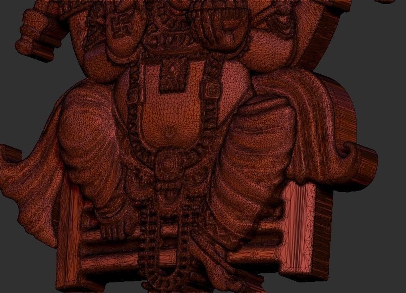Ganesh ji Loket design 3D print model_17
