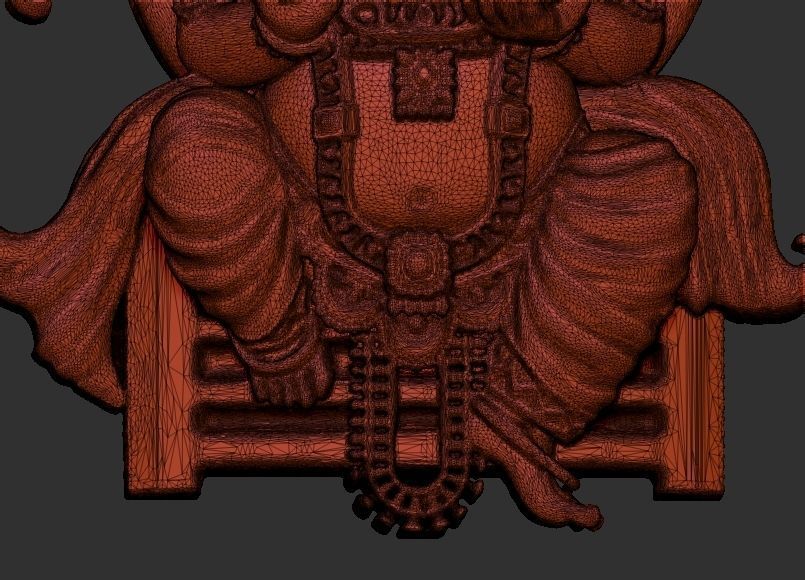 Ganesh ji Loket design 3D print model_15