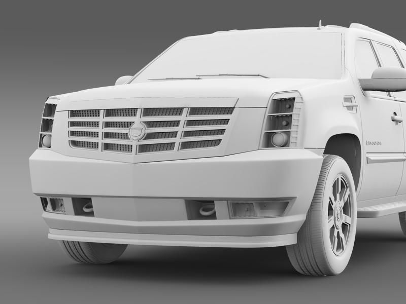 Cadillac Escalade 3D model_8
