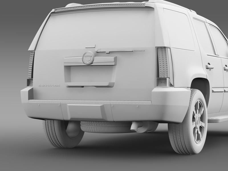 Cadillac Escalade 3D model_9