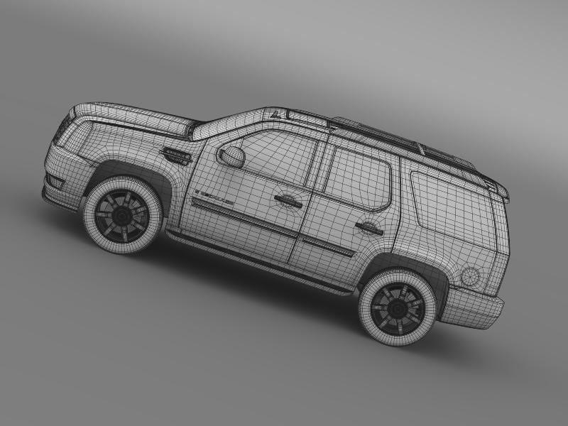 Cadillac Escalade 3D model_12