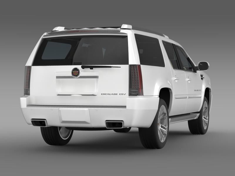 Cadillac Escalade 2013 ESV 3D model_20