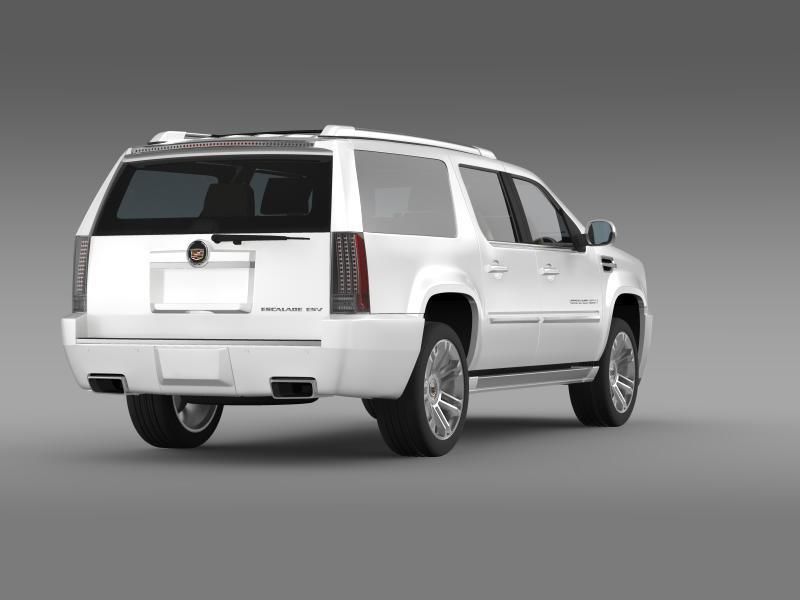 Cadillac Escalade 2013 ESV 3D model_1