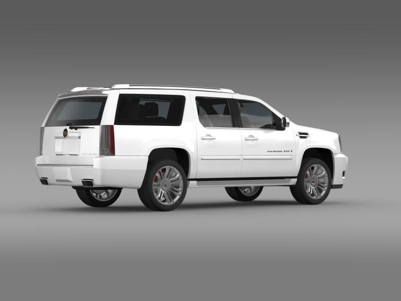 Cadillac Escalade 2013 ESV 3D model_2