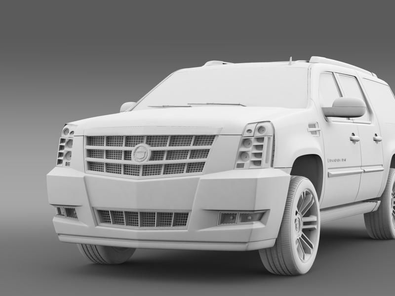 Cadillac Escalade 2013 ESV 3D model_8