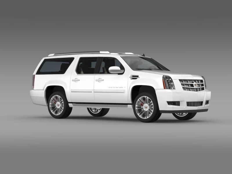 Cadillac Escalade 2013 ESV 3D model_4