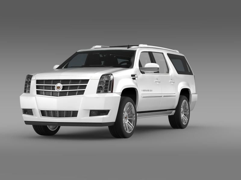 Cadillac Escalade 2013 ESV 3D model_15