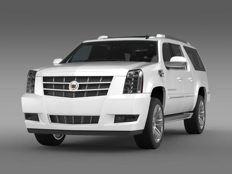 Cadillac Escalade 2013 ESV 3D model_14