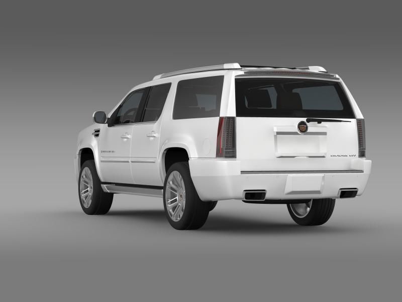Cadillac Escalade 2013 ESV 3D model_19