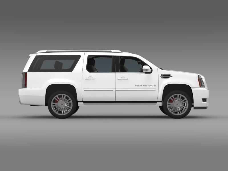 Cadillac Escalade 2013 ESV 3D model_3