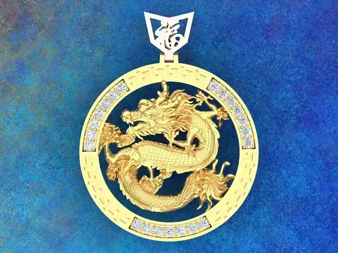 Dragon pendant - Mens pendants - N457