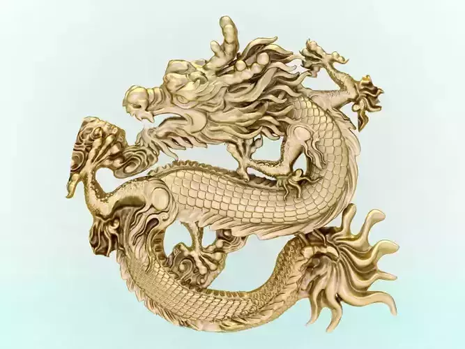 Dragon for jewelry - Dragon for ring - Dragon for pendant 3D print model