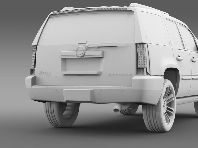 Cadillac Escalade 2013 Hybrid 3D model_9