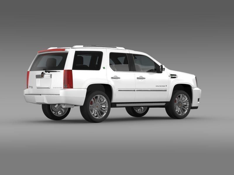 Cadillac Escalade 2013 Hybrid 3D model_2