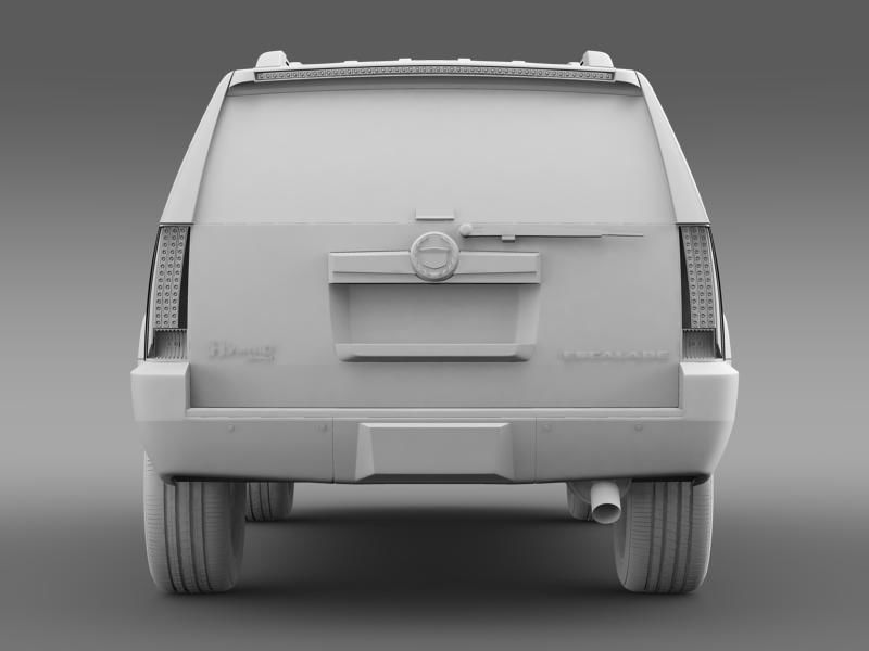 Cadillac Escalade 2013 Hybrid 3D model_7