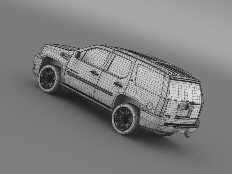 Cadillac Escalade 2013 Hybrid 3D model_13