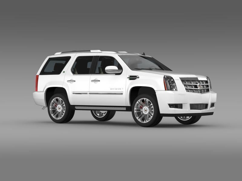 Cadillac Escalade 2013 Hybrid 3D model_4