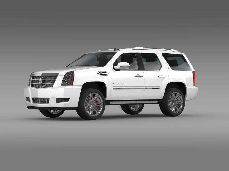 Cadillac Escalade 2013 Hybrid 3D model_16