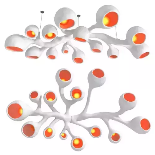 Fertility Form illuminated sculpture by Rogan Gregory  