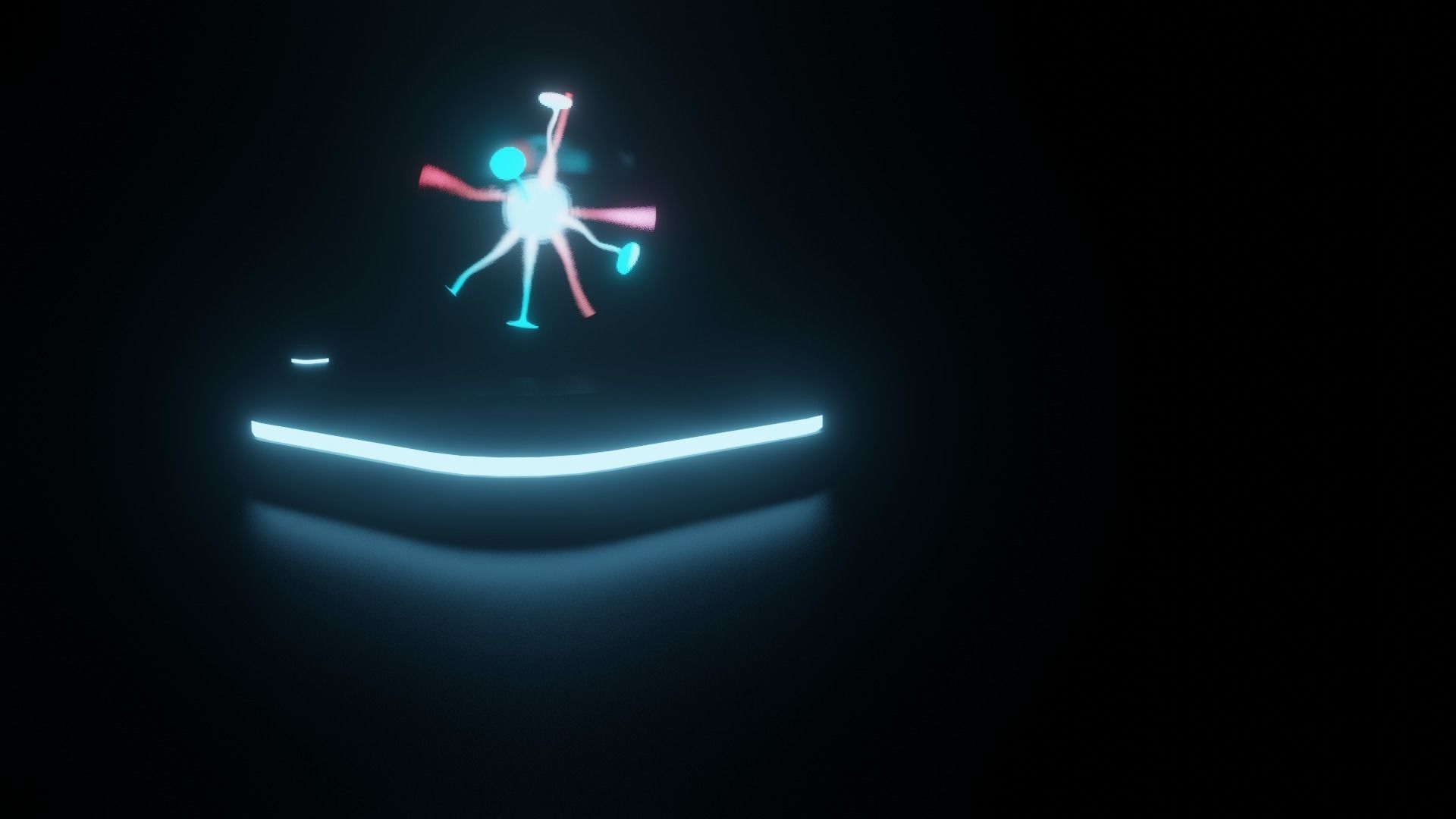 plasma ball Low-poly 3D model_4