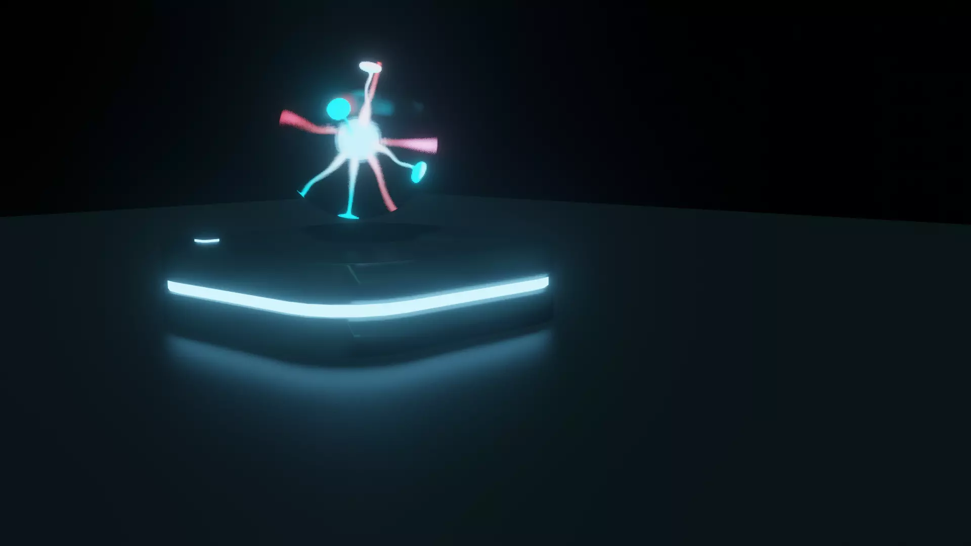 plasma ball Low-poly 3D model_0