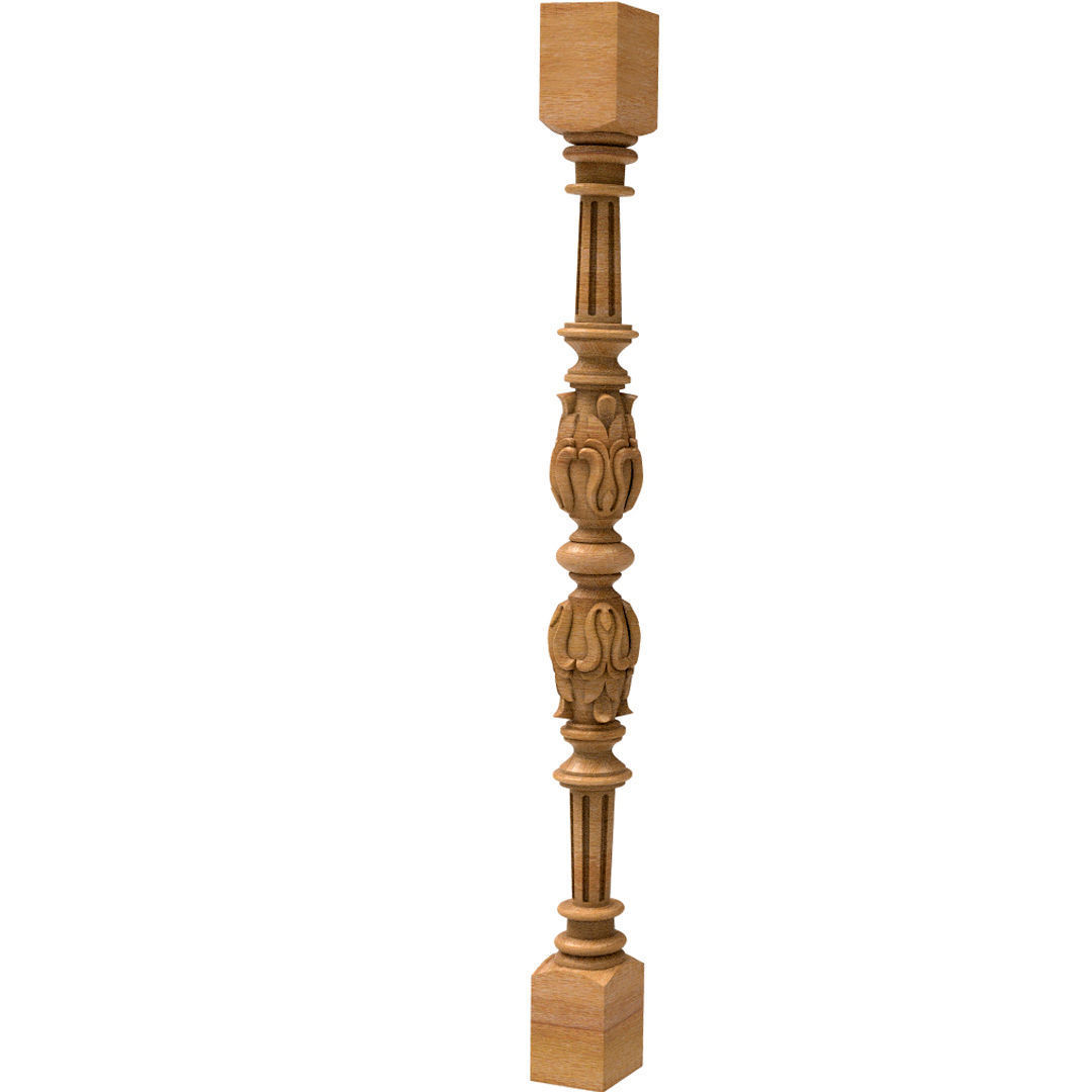 3D Model STL Stair railing 3D model_1