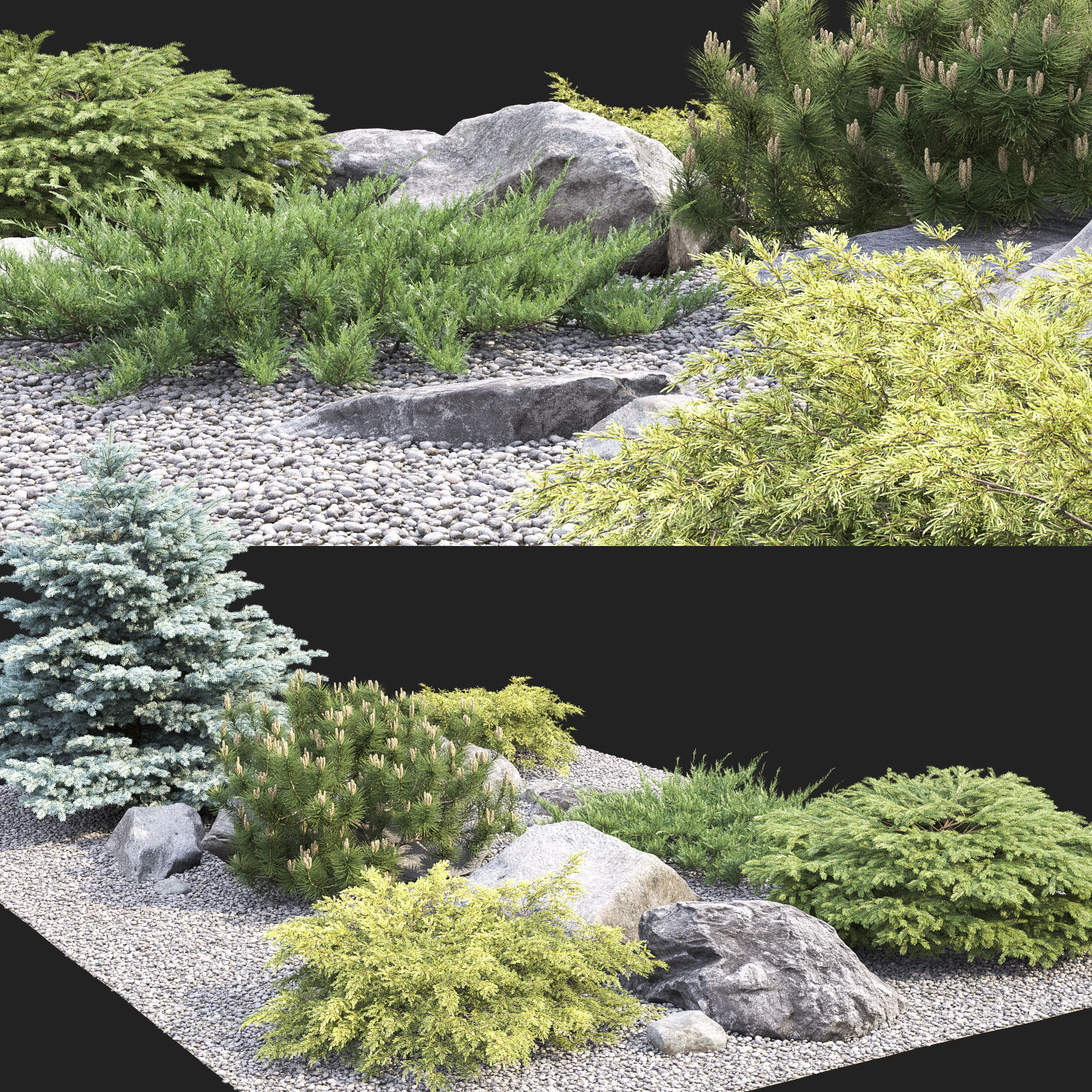 Alpine hill 02 3D model_8